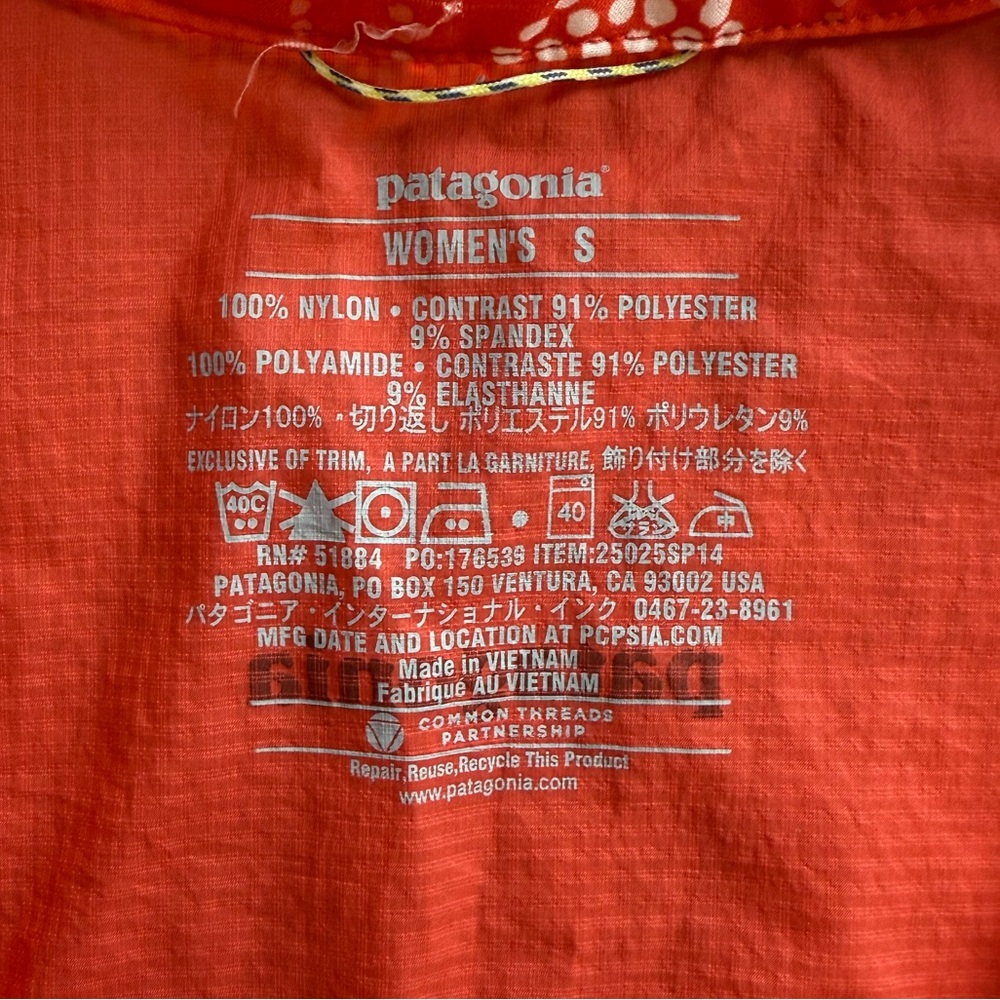 Patagonia Nine Trails Jacket - Women's Sz Small in Catalan Coral Style 25025 - Picture 5 of 7